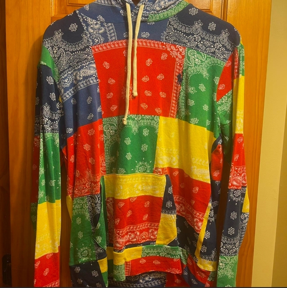 Polo Ralph Lauren Multicolor Patchwork Hoodie